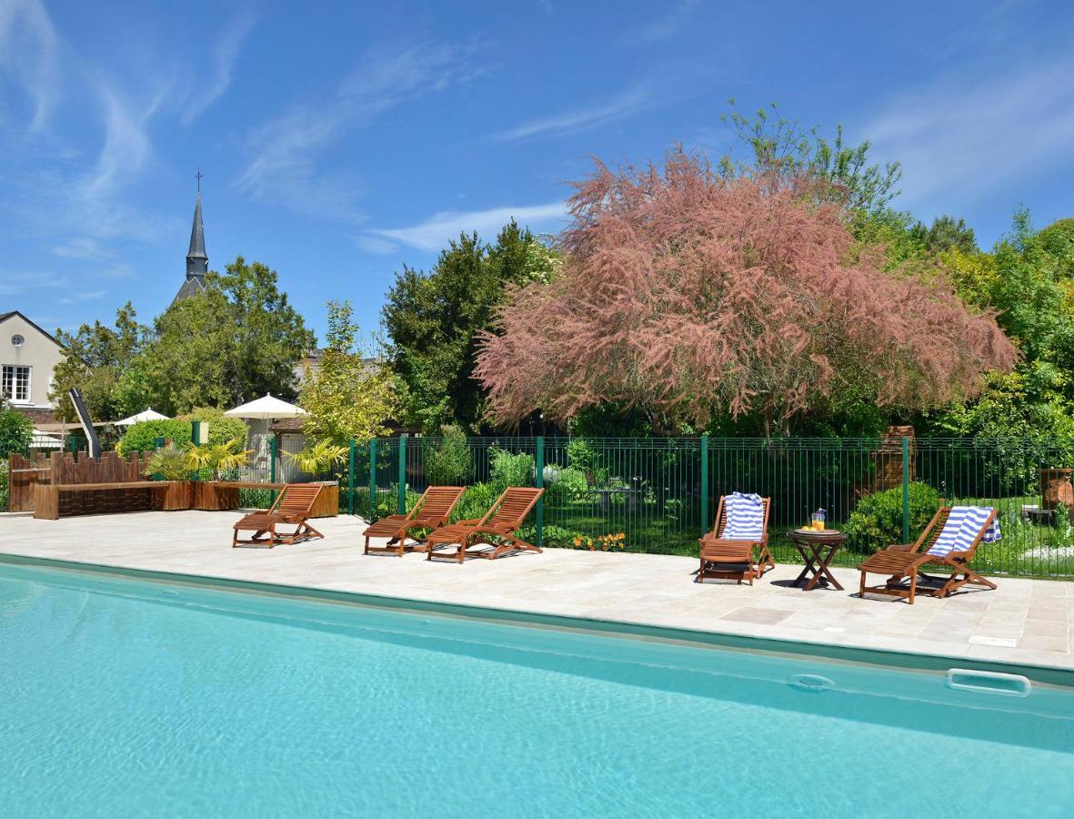 Logis Auberge Du Centre Chitenay ภายนอก รูปภาพ